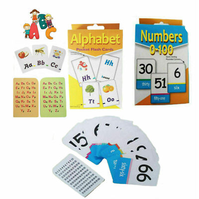 Kinder Lernkarten A-Z Alphabet Lernen Spielen Spiel Kinder Schule Aktivität Set
