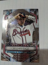 Ryan Cusick 2021 Bowman Chrome Draft DRAFT NIGHT RC BDN-5 Braves 