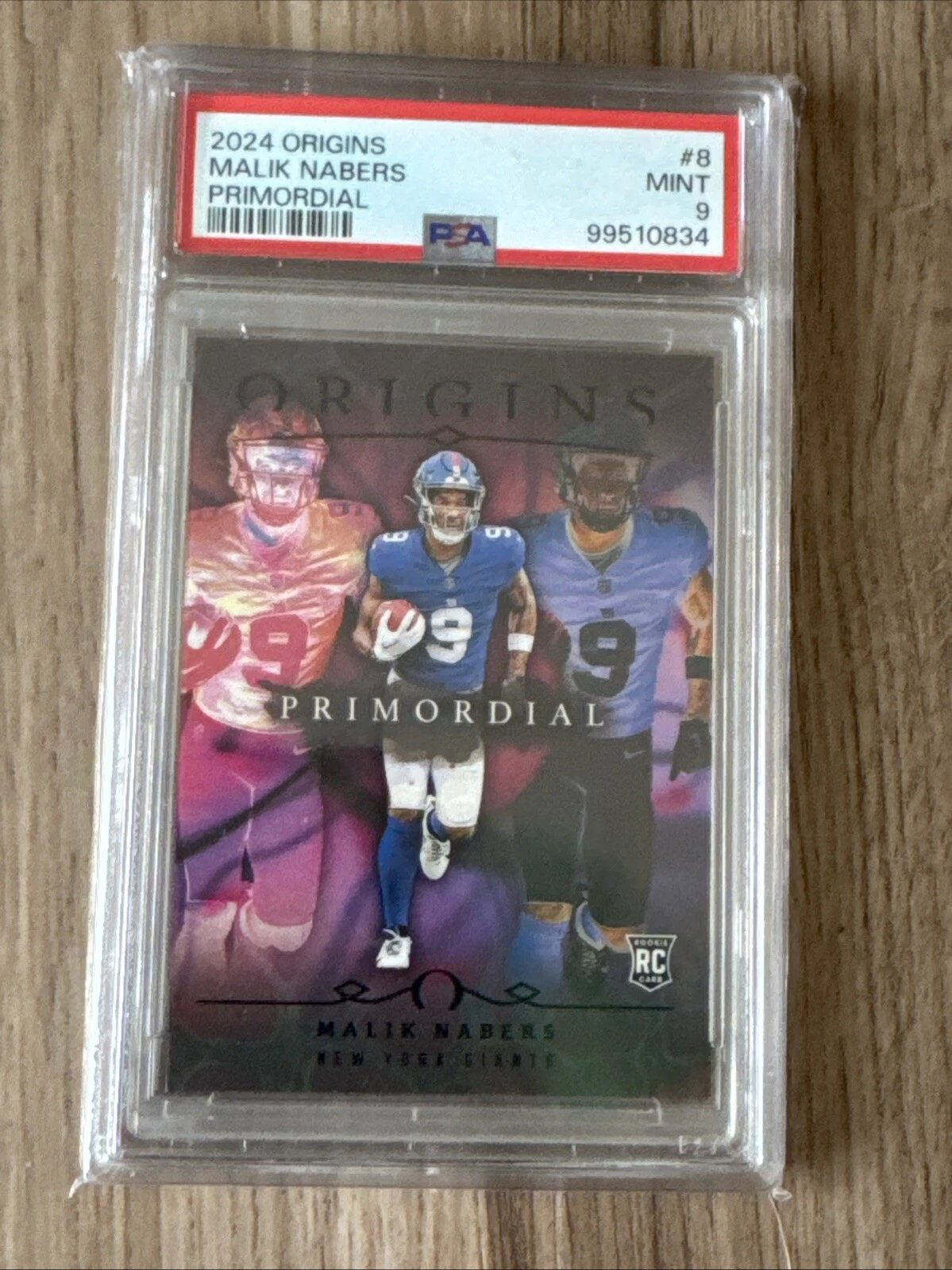 Malik Nabers Panini Origins Primordial #8 Base