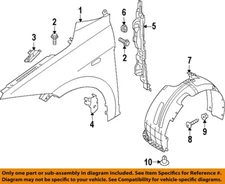 HYUNDAI OEM 17-18 Elantra Fender Fender Components-Fender 66320F2000