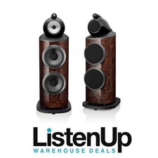 B&w 801 D4 Floorstanding Speaker - Pair- California Burl Gloss - *b-stock*
