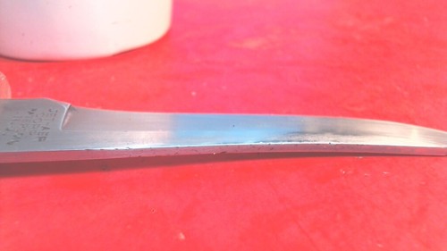 Vtg- JET- AER G-96 No 920 Fixed Blade- Hunting Knife-Stainless- Japan and sheath - Picture 8 of 8