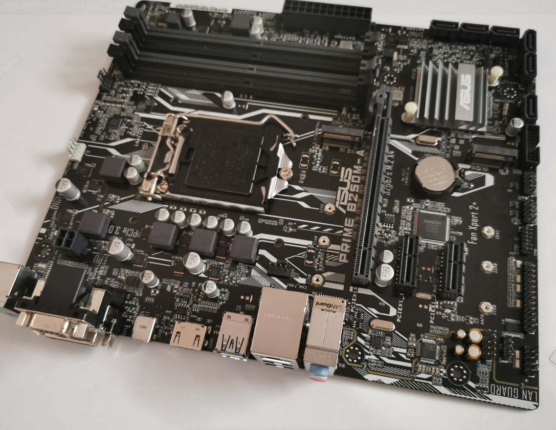 ASUS PRIME B250M-A LGA1151 Intel B250 DDR4 HDMI DVI VGA Micro ATX Motherboard