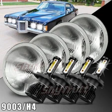 4pcs 5 3/4"5.75 6000k white LED Headlights HI/LO Beam for-Pontiac GTO Grand Prix