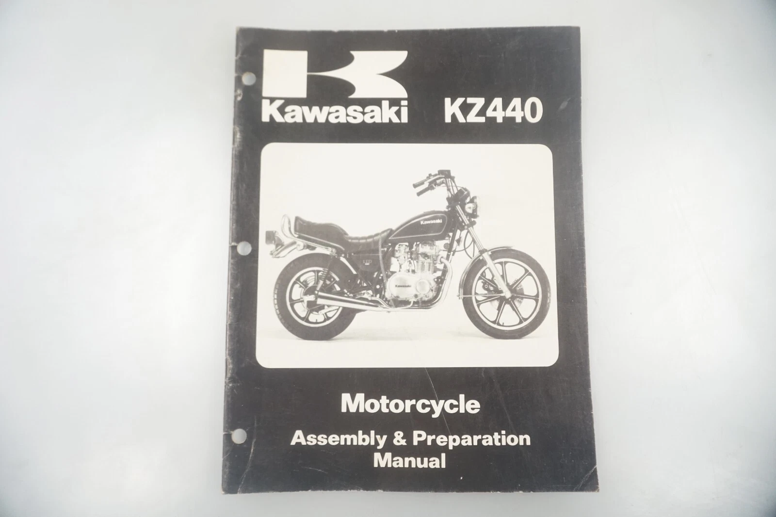 1980 Kawasaki KZ 440 OEM Motorcycle Assembly Manual 99931-1060-01