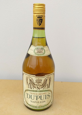 Du Puis Napoleon French Brandy 38% Alkohol Frankreich aus den 1970er Jahren