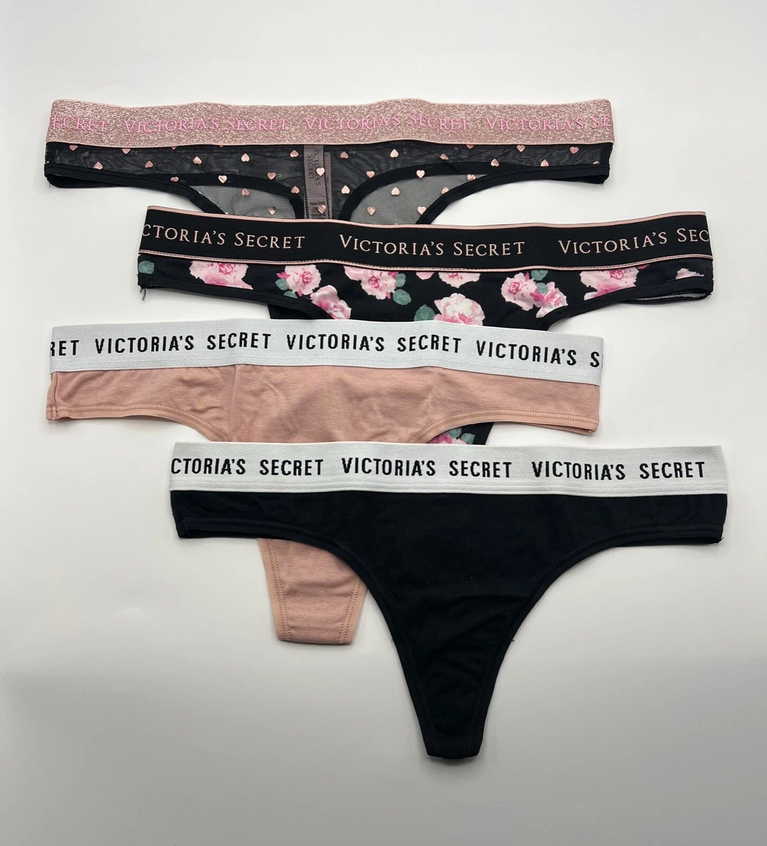 Victoria's Secret PINK Panties Lot Of 4 Sexy NWT Panty Pick Size XS S M L  XL NEW