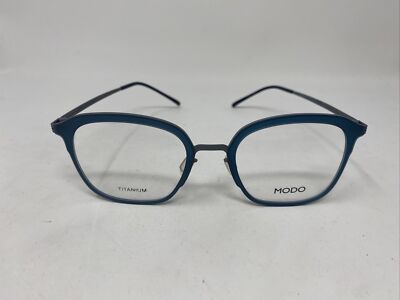 MODO MODEL 4103 TEAL GRAY 49/20/145 EYEGLASSES FRAME Titanium DO65