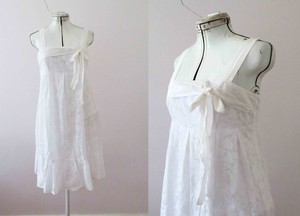 white cotton sundress