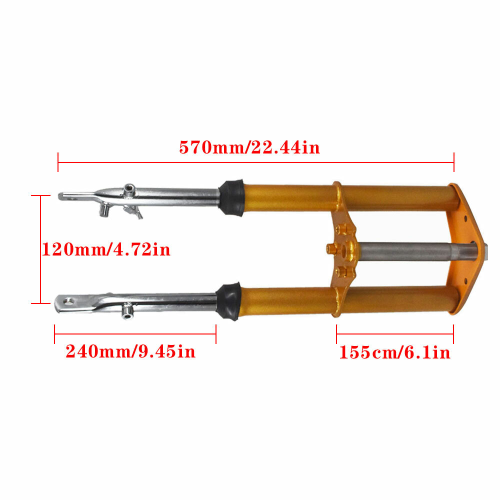 Front Fork Shock Assy Per Honda XR50 CRF50 XR CRF 50 90 110cc Ammortizzatorie 83804628