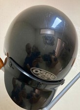OSBE Casco JET NERO GLOSS OMOLOGATO UNISEX Tg. L