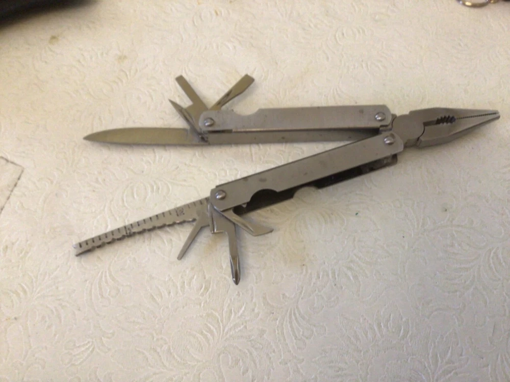 Multi-Tool, 9 Tool, Stainless Steel, W/ Heavy duty,  Belt Loop Case