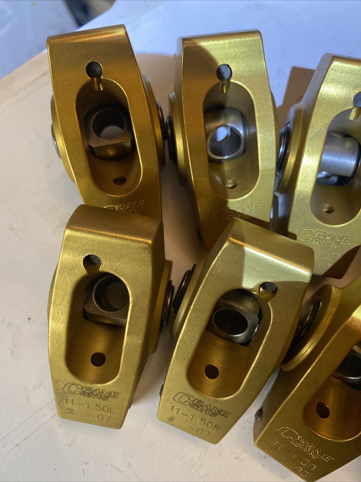 Crane Gold Roller Rocker Arms Sbc 1.5 Ratio eBay