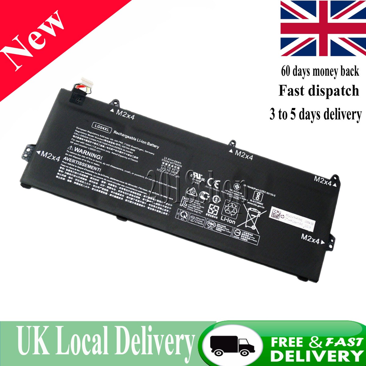 LG04 LG04XL Battery for HP LG04068XL HSTNN-IB8S L32535-141 L32535-1C1  L32654-005 | eBay UK