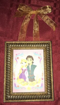 Disney WonderGround Gallery You Are My Dream Tangled Flynn Rapunzel Mini Giclee
