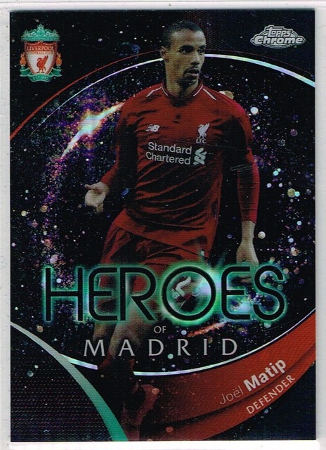 Topps Chrome ☆ LIVERPOOL FC 2023-24 - BLACK PARALLEL #/10 ☆ Joel Matip