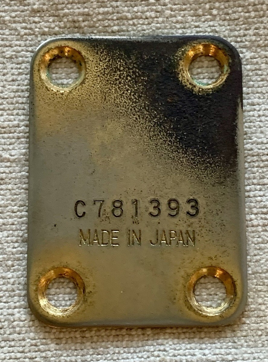1978 Ibanez CN200 Electric Guitar Original Neck Plate Made