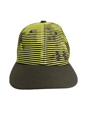 Under Armour Youth Baseball Ball Cap Hat Adjustable Lime Green Gray Logo