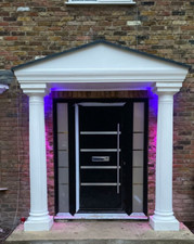Door Entrance Canopy & Columns Elegance Door Porch Entrance Canopy & Pillar set