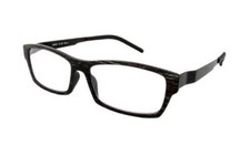 Calabria R430 Designer Reading Glasses w/Case Modern Wood 52mm in Green 1.25