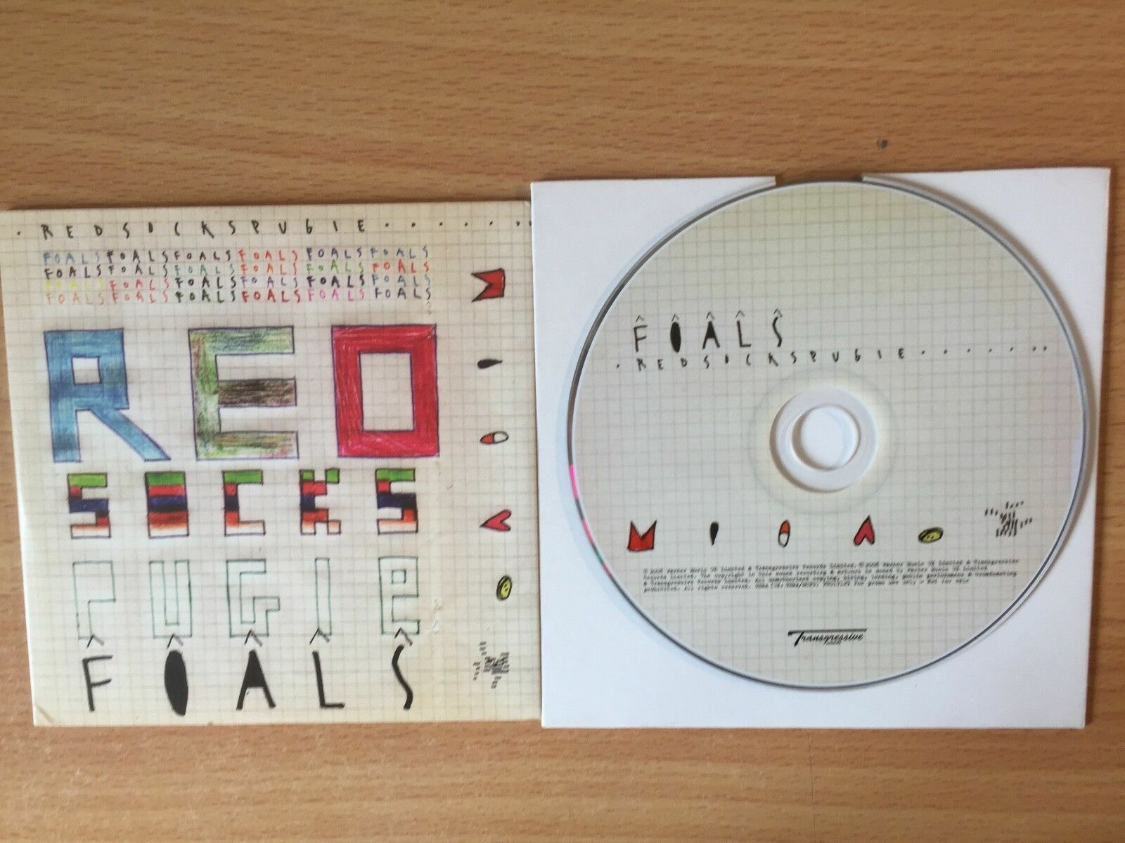 SAOLA FOALS "Red Socks Pugie" Rare Promo Only CD 2008 PR017129 Math Rock NEW