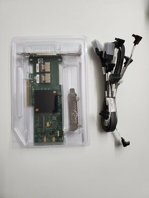 LSI SAS 9210-8i 8-port 6Gb/s PCIe RAID SATA Controller card+2pcs SFF-8087 cables