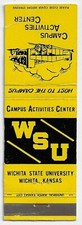 Wichita State University Wichita Kansas Campus Activity Empty Matchcover