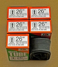 6x 26x1.75/1.95/2.125 Duro Bicycle Inner Tube Schrader Valve AMERICAN Valve 33mm