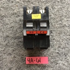  Federal Pacific AMERICAN FPE NA230 30 AMP 2 POLE  THICK NA-230 RED handle