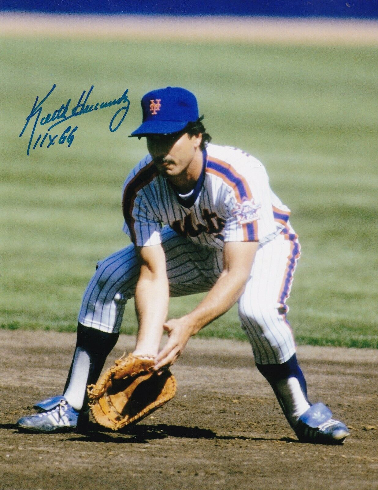 KEITH HERNANDEZ ST. LOUIS CARDINALS 11 X GOLD GLOVE PSA AUTHENTIC SIGNED  8x10