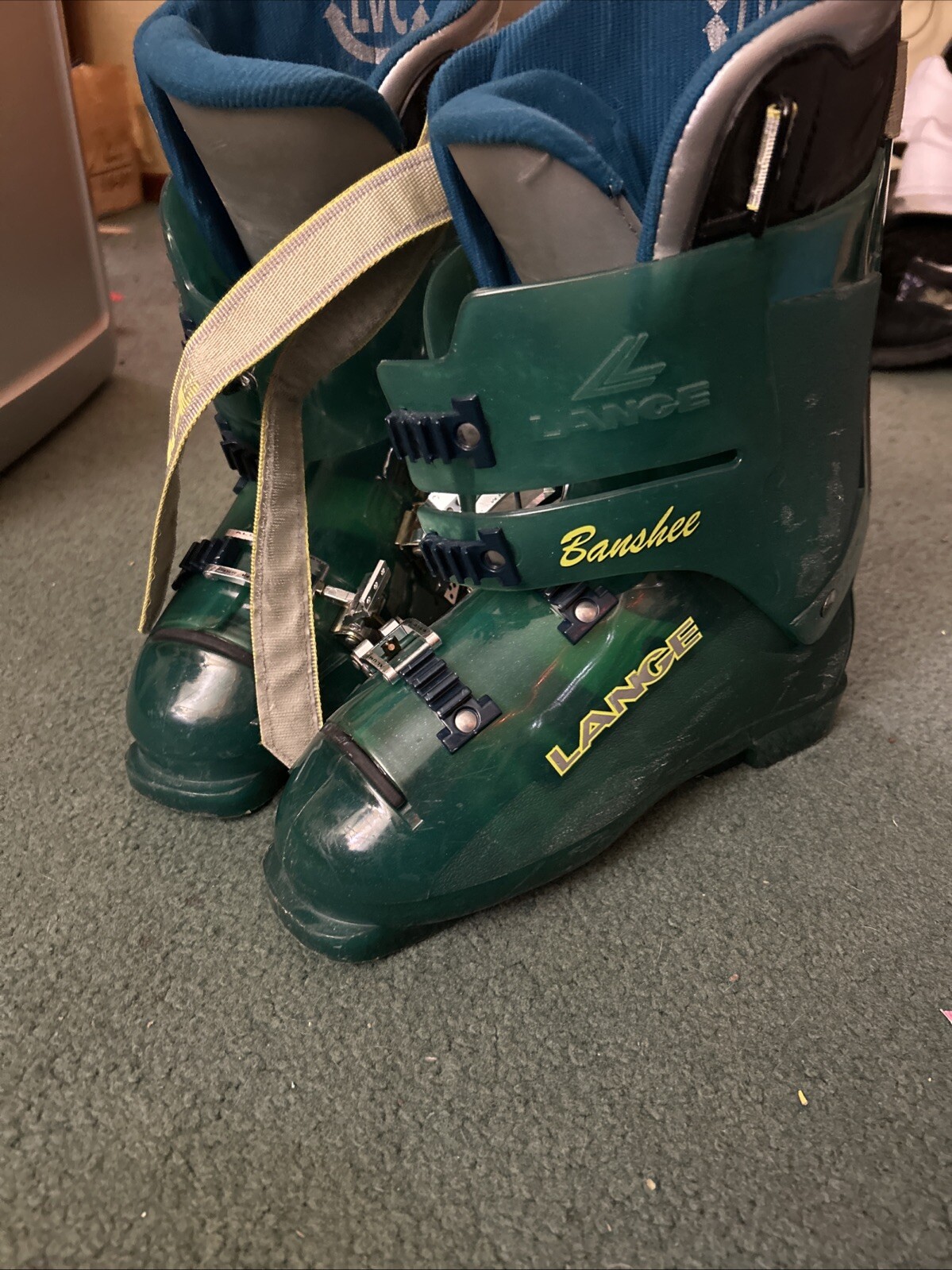 SALOMON Scarponi da sci uomo Lange Banshee XR Aqua Green Italy misura 11 (332 mm)