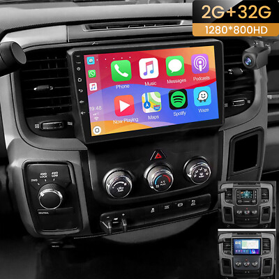 Car Stereo For 2013-2018 Dodge Ram 1500 2500 3500 Radio GPS RDS Carplay BT