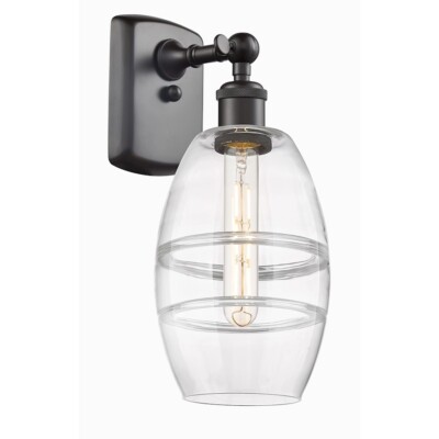 Innovations 516-1W Vaz 1Lt 6'' Sconce, Bronze/Clear - 516-1W-OB-G557-6CL