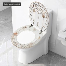 Transparent Toilet Seat Resin Toilet Seat Easy Clean Home Bathroom Shells Decor