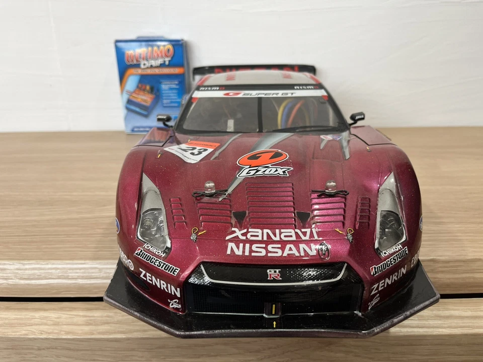 1/10 VERY RARE RC DRIFT TAMIYA TA05-VDF GOLD EDITION chassis &R35 BODY SET F/S - Image 2 of 4