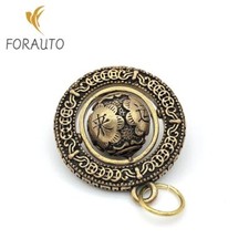 Bronze Globe Delicate Small Pendant Chinese Collectibles Antique Asian Antique