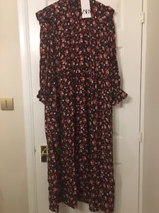 zara high neck dress