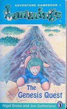 Lemmings Adventure Gamebook 1 - The Genesis Quest - 1./3. Edition - B+/B+/B+