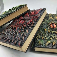 3D Dragon Eye Embossed Journal Engraved Fantasy Notebook Diary