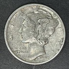 1942  Mercury Dime 10 cents USA Coin 90% Silver Liberty Freedom WWII AU