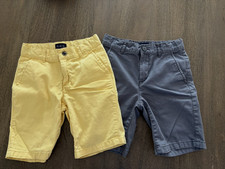 2 PAIRS - Children  s Place Khaki Shorts Yellow Gray, Size 7