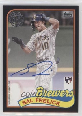2024 Series 2 1989 Topps Baseball Black 146/199 Sal Frelick #89BA2-SF Auto 0d2n