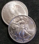 2 PACK INVESTMENT STACKER ROUNDS - 1/2 oz Silver Round Coin  - Walking Liberty
