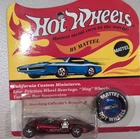 Hot Wheels Twin Mill Redlines 1:64 Red Diecast Car with Collector's Button