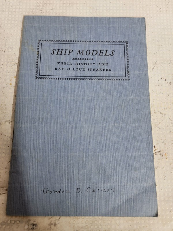 Vintage Ship Models Magazine Book