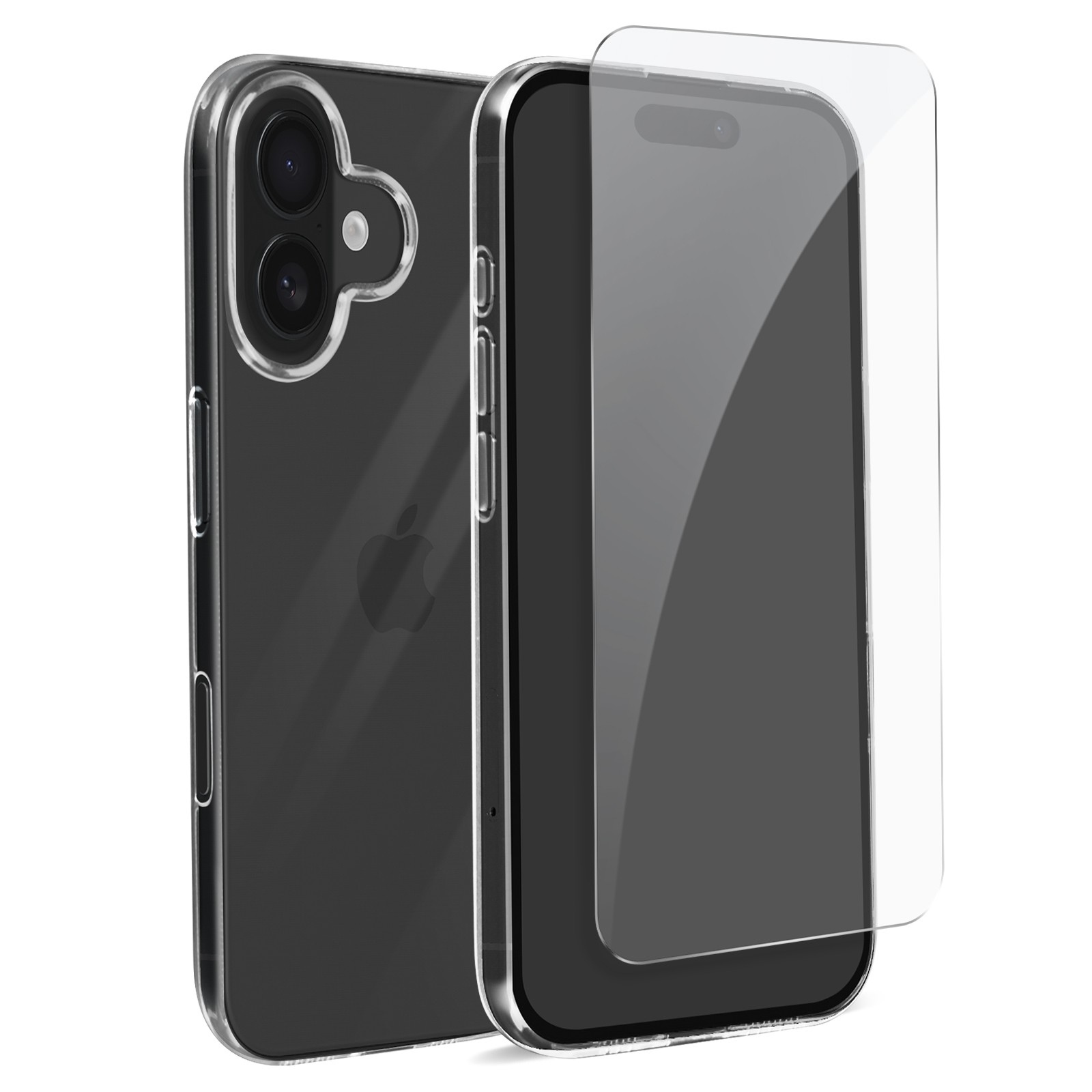 Protection intégrale pour iPhone 16 Plus transparente idéale au quotidien