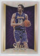 2012-13 Panini Select Silver Prizm Pau Gasol #56 HOF 8cl