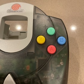 OEM Sega Dreamcast Clear Translucent Black GRAY Smoke Controller Genuine