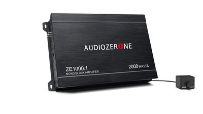 Car Audio Amplifier ZE1000.1 2000W Monoblock Class D MOSFET Subwoofer Audio,... 