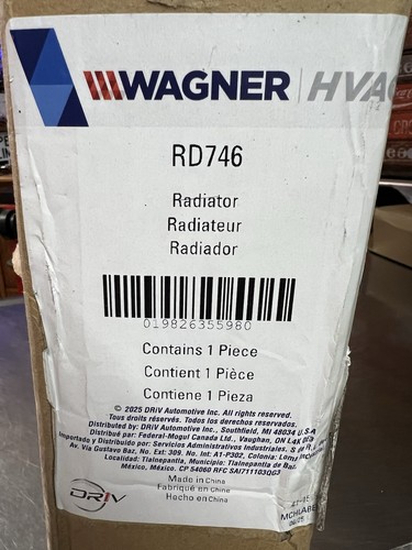 WAGNER RD746 HVAC Radiator